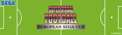 Super Visual Soccer: Sega Cup - Arcade - Marquee Image