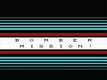 Bomber Mission - Screenshot - Game Title Image