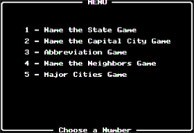 Game of the States - Screenshot - Game Select Image