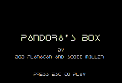 Pandora's Box - Screenshot - Game Title Image