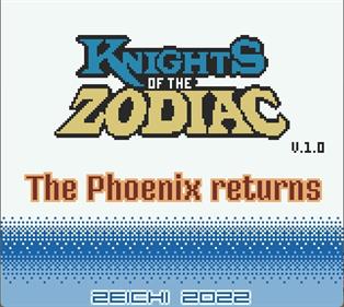 Knights of the Zodiac: The Phoenix Returns - Screenshot - Game Title Image