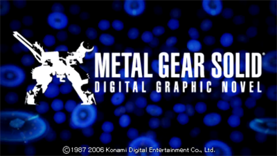 Metal Gear Solid: Digital Graphic Novel - Screenshot - Game Title Image