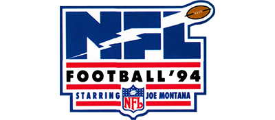 NFL Football '94 Starring Joe Montana - Clear Logo Image