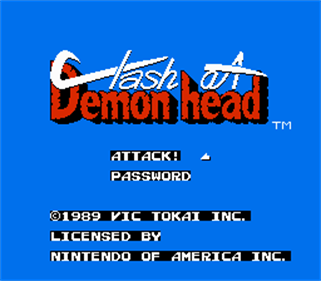 Clash at Demonhead - Screenshot - Game Title Image