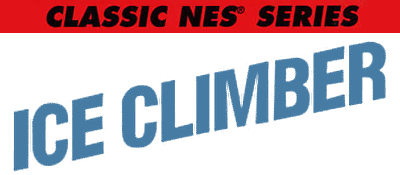 Classic NES Series: Ice Climber - Clear Logo Image