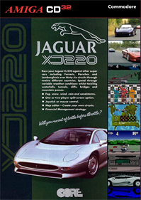 Jaguar XJ220 - Fanart - Box - Back Image