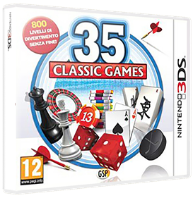 35 Classic Games - Box - 3D Image