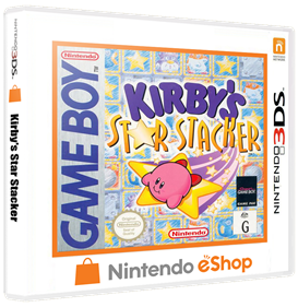 Kirby's Star Stacker - Box - 3D Image