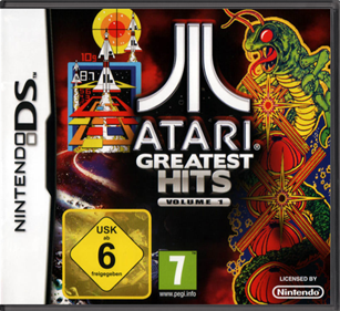 Atari Greatest Hits: Volume 1 - Box - Front - Reconstructed Image