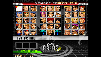 The King of Fighters '98: Ultimate Match Final Edition - Screenshot - Game Select Image