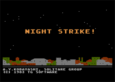 Nightstrike - Screenshot - Game Title Image