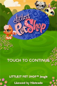 Littlest Pet Shop: Jungle - Screenshot - Game Title Image