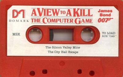 A View to a Kill: The Computer Game - Cart - Front Image