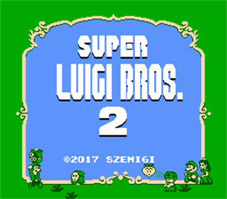 Super Luigi Bros. 2 - Screenshot - Game Title Image