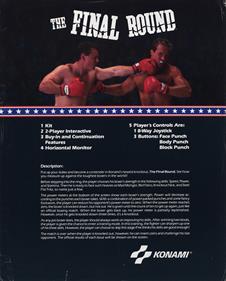 The Final Round - Advertisement Flyer - Back Image