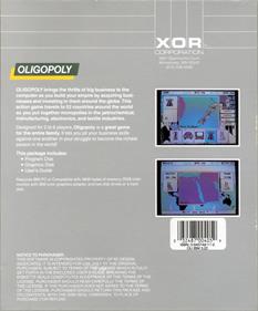 Oligopoly - Box - Back Image