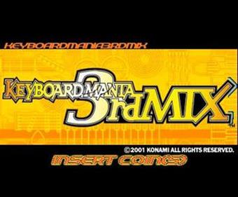 Keyboardmania 3rd Mix - Screenshot - Game Title Image