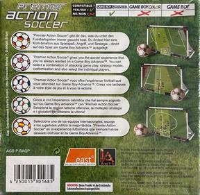 Premier Action Soccer - Box - Back Image