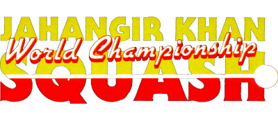 Jahangir Khan World Championship Squash - Clear Logo Image