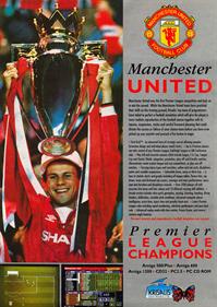 Manchester United Premier League Champions - Advertisement Flyer - Front Image