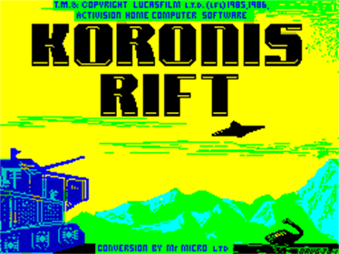 Koronis Rift - Screenshot - Game Title Image