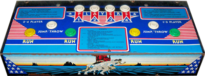 Track & Field - Arcade - Control Panel Image