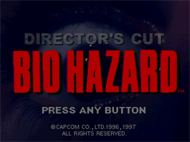 Resident Evil: Director's Cut - Screenshot - Game Title Image