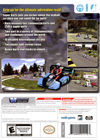 Maximum Racing: Super Karts - Box - Back Image