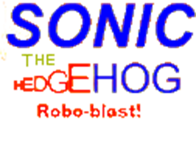 Sonic Robo Blast - Clear Logo Image