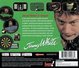 Jimmy White's 2: Cueball - Box - Back Image