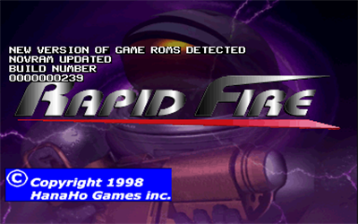 Rapid Fire - Screenshot - Game Title