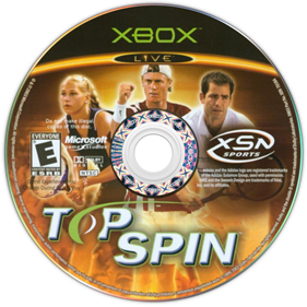 Top Spin - Disc Image