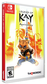 Legend of Kay: Anniversary - Box - 3D Image
