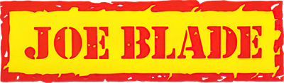 Joe Blade - Clear Logo Image