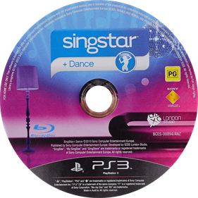 SingStar Dance - Disc Image