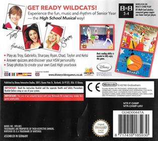 High School Musical 3: Senior Year - Box - Back Image