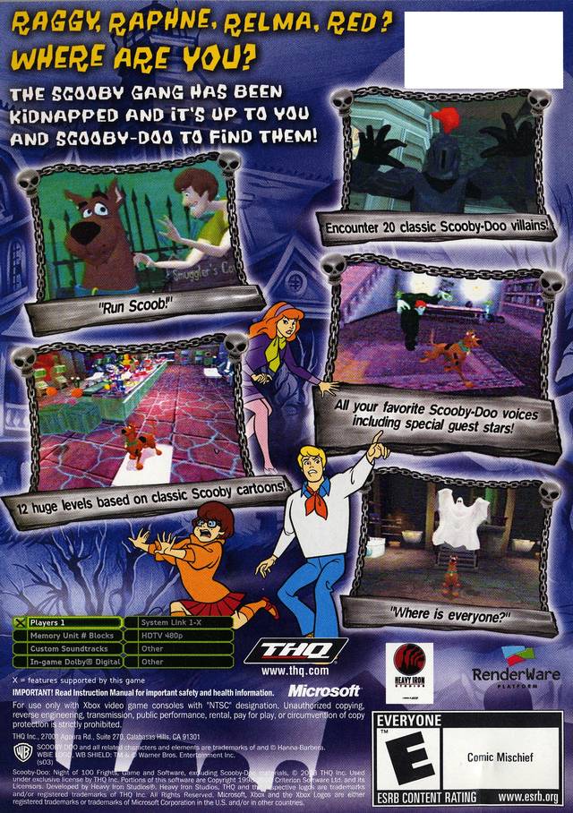 Scooby Doo Night Of 100 Frights Pc Download