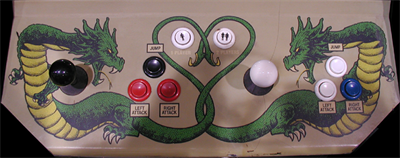 Double Dragon II: The Revenge - Arcade - Control Panel Image