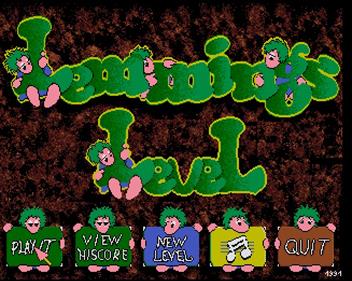 Lemmings Level - Screenshot - Game Title Image