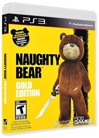 Naughty Bear Gold Edition - Box - 3D Image