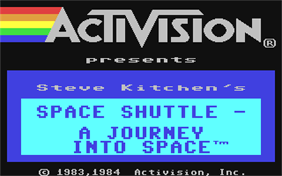 Space Shuttle: A Journey into Space - Screenshot - Game Title Image