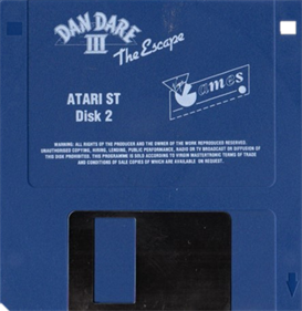 Dan Dare III: The Escape - Disc Image