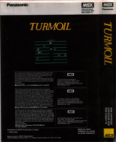Turmoil (ASCII) - Box - Back Image