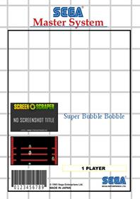 Super Bubble Bobble - Fanart - Box - Back Image