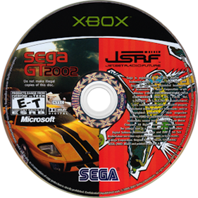 Sega GT 2002 / Jet Set Radio Future - Disc Image