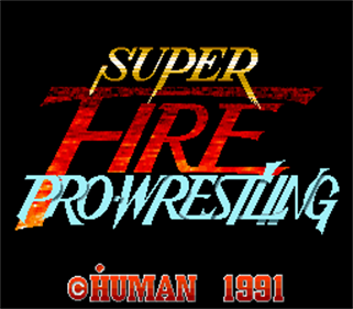 Super Fire Pro Wrestling - Screenshot - Game Title Image