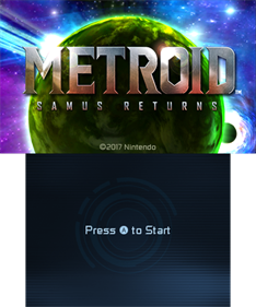 Metroid: Samus Returns - Screenshot - Game Title Image