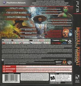 Mortal Kombat: Komplete Edition - Box - Back Image