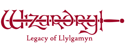 Wizardry: Legacy of Llylgamyn - Clear Logo Image