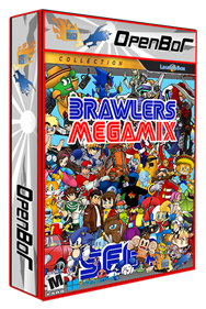 Sega Brawlers Megamix - Box - 3D Image